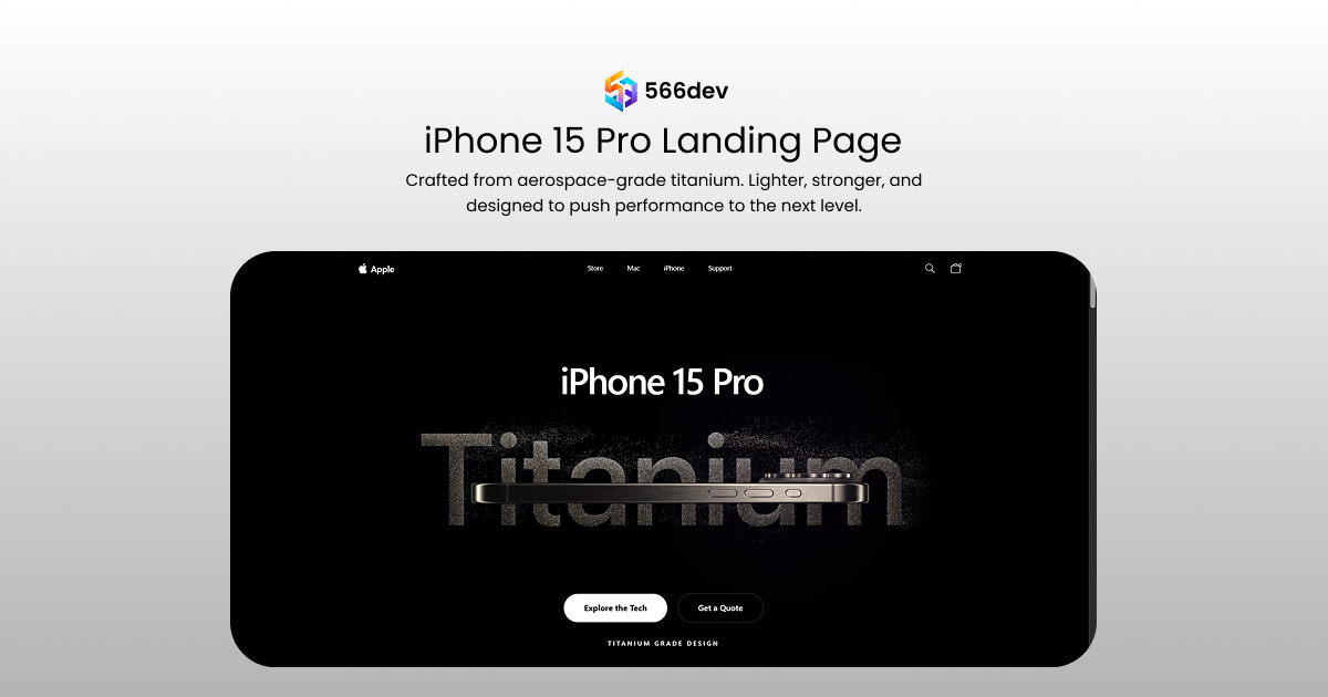 iPhone 15 Pro Showcase